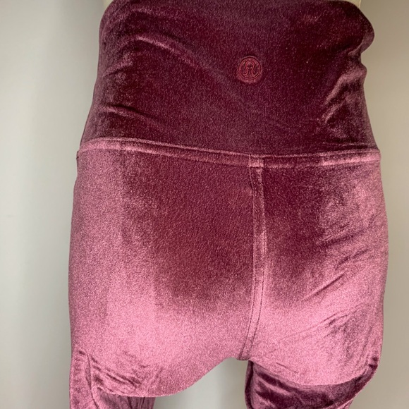 Lululemon High Rise Velvet Leggings - Picture 7 of 9